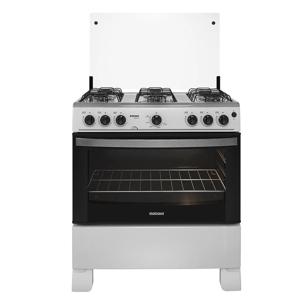 Fogão de Piso 6 Bocas à Gás Itatiaia Waves com Acendimento Automático Branco Bivolt - Image 2