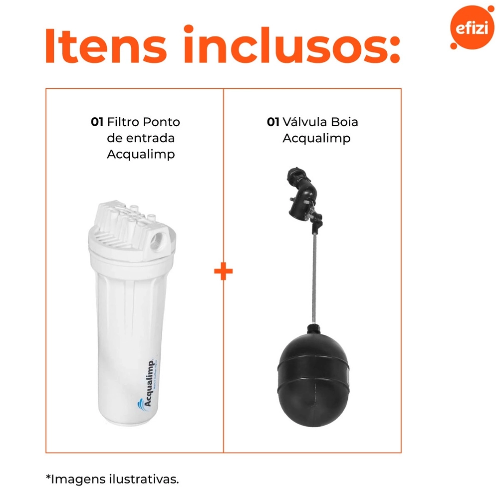 Caixa d Água com Filtro e Boia 1500L Água Limpa Acqualimp - Image 2