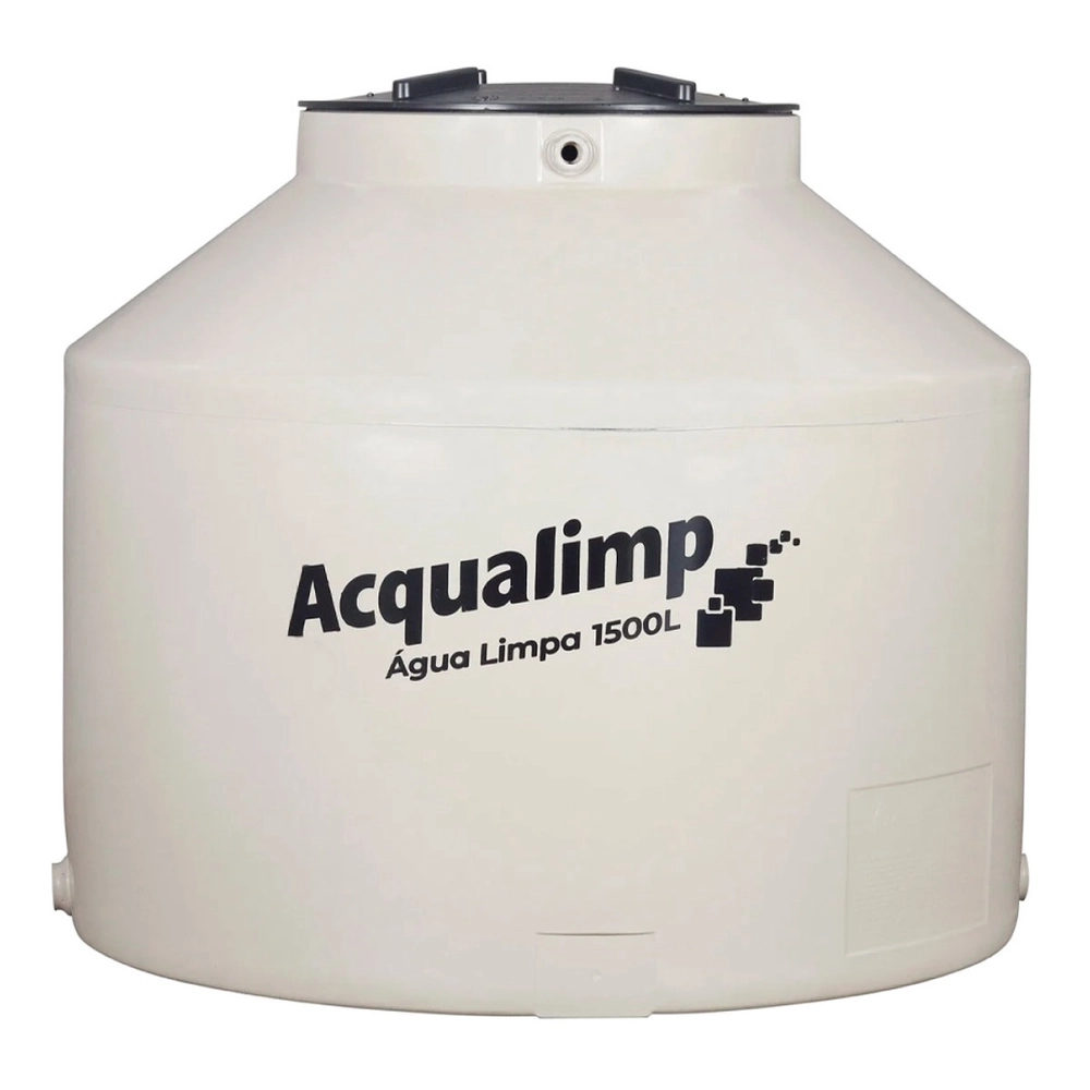 Caixa d Água com Filtro e Boia 1500L Água Limpa Acqualimp